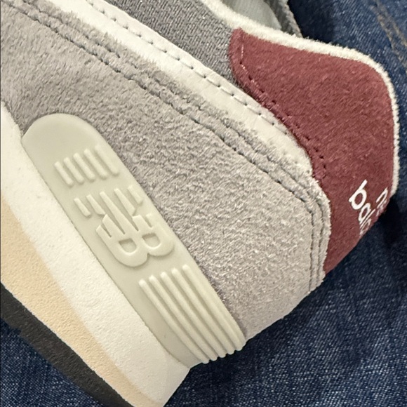 New Balance Gray and Burgundy Sneakers - Picture 7 of 7
